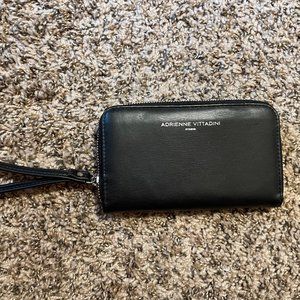 Black ADRIENNE VITTADINI Studio Wristlet, NWOT